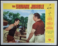 1956 Vintage Lobby Card Boxing Movie The Square Jungle Tony Curtis Joe Louis