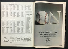 Load image into Gallery viewer, 1982 Tigers Stadium Program Detroit Tigers vs Baltimore Orioles MLB Baseball
