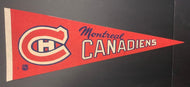 Montreal Canadiens NHL Hockey Pennant Vintage Official Full Size 29.5