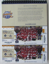 Load image into Gallery viewer, 2004-2005 Toronto Maple Leafs Full Season Ticket Book 2 Seats 45 NHL Home Games
