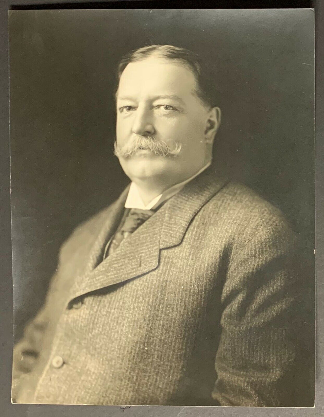 1910 William Howard Taft President Silver Gelatin Studio Photo CM Hayes Detroit