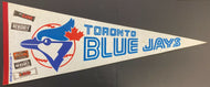 Circa 1980 Vintage MLB Baseball Toronto Blue Jays Game Day Giveaway Pennant