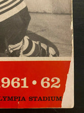 Load image into Gallery viewer, 1962 NHL Signed Hockey Program Detroit Red Wings Autographed Lindsay Mikita + 5
