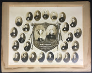 1911 New Edinburgh Football Club Team Cabinet Photo City Champion Rugby Photo