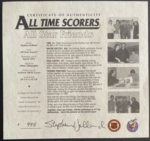 Load image into Gallery viewer, Stephen Holland ALL TIME SCORERS Wayne Gretzky Paul Coffey Signed Print  /999
