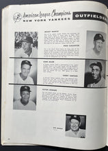Load image into Gallery viewer, 1957 World Series MLB Baseball Program Milwaukee County Stadium Braves Yankees
