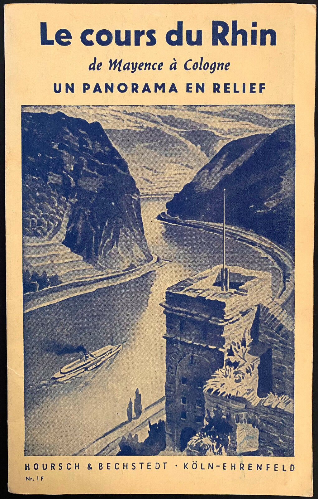 c1950 Vintage Souvenir Rhine Region Booklet French Publication Photos +