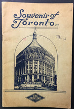 Load image into Gallery viewer, 1924 Toronto Ontario Grayline Bus Travel Brochure Historical Eatons Advertising

