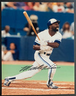 Mookie Wilson Autographed Signed Color Photo Toronto Blue Jays MLB Baseball