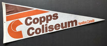 Load image into Gallery viewer, Circa 1980 Copps Coliseum 29" Full Size Pennant Hamilton Bulldogs Hockey Vintage
