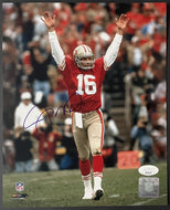 Joe Montana Autographed NFL Football Photo San Francisco 49ers Signed JSA