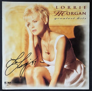 Lorrie Morgan Greatest Hits Signed Poster Autographed American Country Singer