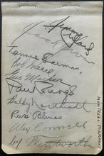 Load image into Gallery viewer, 1936-37 Signed NHL 9 Montreal Maroons + Leafs Coach Dick Irvin Autographed
