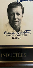 Load image into Gallery viewer, 1997 CFL Football Signed Hall of Fame Inductees Plaque Autographed x5 Coulter ++
