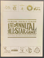 Load image into Gallery viewer, 1982 Central Hockey League 1st All Star Game Hockey Program CHL v Golden Eagles
