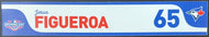 2016 Opening Day Jesus Figueroa Game Used Locker Name Plate Toronto Blue Jays
