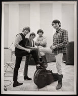 1967 The Monkees Type 1 Photograph Classic Rock Band On Stage Vintage LOA