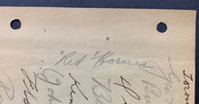 Load image into Gallery viewer, 1933-34 Toronto Maple Leafs Team Signed Sheet x16 Autographed Conacher JSA NHL
