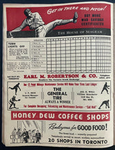 Load image into Gallery viewer, 1943 Vintage Minor League Baseball Program Toronto Maple Leafs Syracuse Chiefs
