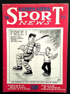 1937 Boston Garden NHL Sports Program New York Americans vs Boston Bruins Hockey