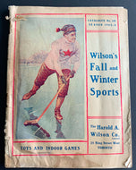 1903-04 Wilson's Fall + Winter Sports Catalogue Toronto King Street Vintage Rare