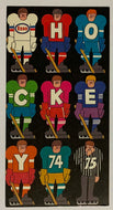 1974-75 Vintage NHL Hockey Schedule Esso Canada Vtg
