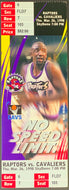 1998 SkyDome Toronto Raptors v Cavaliers NBA Basketball Ticket Walt Williams