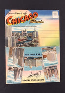 c1940 City Of Chicago Postcard Wrigley Baseball Field Stadium Postcard Soldier