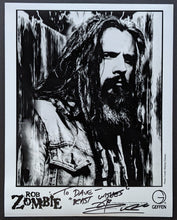 Load image into Gallery viewer, Autographed Signed Rob Zombie Photo + Backstage Pass Demon Speeding Tour VTG
