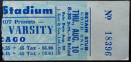 1972 Vintage Rock Band Chicago Ticket Stub Toronto Varsity Stadium