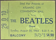 Load image into Gallery viewer, 1964 Atlantic City Convention Beatles Slabbed Concert Ticket Authenticated iCert
