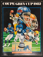 1982 CFL Grey Cup Program Exhibition Stadium Toronto Argonauts Edmonton Eskimos