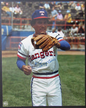 Load image into Gallery viewer, MLB Texas Rangers Bert Campaneris Autographed Photo Signed 8x10 Baseball Picture
