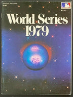 1979 MLB Baseball Vtg World Series Program Baltimore Orioles Pittsburgh Pirates