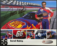Load image into Gallery viewer, 1999 Signed NASCAR Darrell Waltrip Promotional Sponsors Card Autographed Vintage
