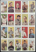 Load image into Gallery viewer, 4 Full Sheets 1900&#39;s Baseball Card Reprints 1970&#39;s Issued Vintage
