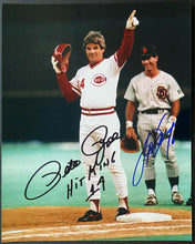 Load image into Gallery viewer, Signed MLB Baseball Cincinnati Reds Pete Rose Steve Garvey Autographed Photo
