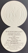 Load image into Gallery viewer, Hockey Hall Of Fame Admission Pass Signed John D'Amico Autographed Referee Auto

