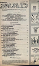 Load image into Gallery viewer, MAD Magazines Vol. #282, #283, #284 1988-1989 Vintage Comic Books Comedy Parody
