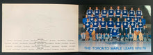Load image into Gallery viewer, 1978-79 Toronto Maple Leafs Season's Greetings NHL Hockey Christmas Card
