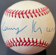 Kenny Kramer Signed Leonard Coleman Baseball Jerry Seinfelds Neighbour Autograph