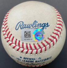 Load image into Gallery viewer, 2015 MLB Game Used Ball Toronto Blue Jays v Tampa Bay Rays Dickey MLB Holo
