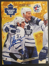 Load image into Gallery viewer, 1999 Air Canada Center Hockey Program Leafs vs Bruins Signed by Darryl Sittler
