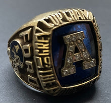Load image into Gallery viewer, 1991 Darryl Ford 79th Grey Cup 10-Karat Gold RIng CFL Toronto Argos Diamonds VTG
