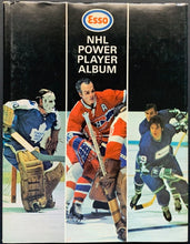 Load image into Gallery viewer, 1970-1971 Esso Power Player Album NHL Sticker Set Hardcover Book Complete Hockey
