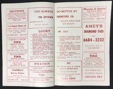 Load image into Gallery viewer, Vtg 1953 NHL Oldtimers Hockey Program Kingston Goodyears Charlie Conacher
