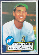 Load image into Gallery viewer, 1952 Topps Baseball Henry Majeski #112 Philadelphia Athletics MLB Card Vintage
