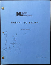 Load image into Gallery viewer, Michael Landon Autographed Singed Highway to Heaven Final Episode Script LOA VTG
