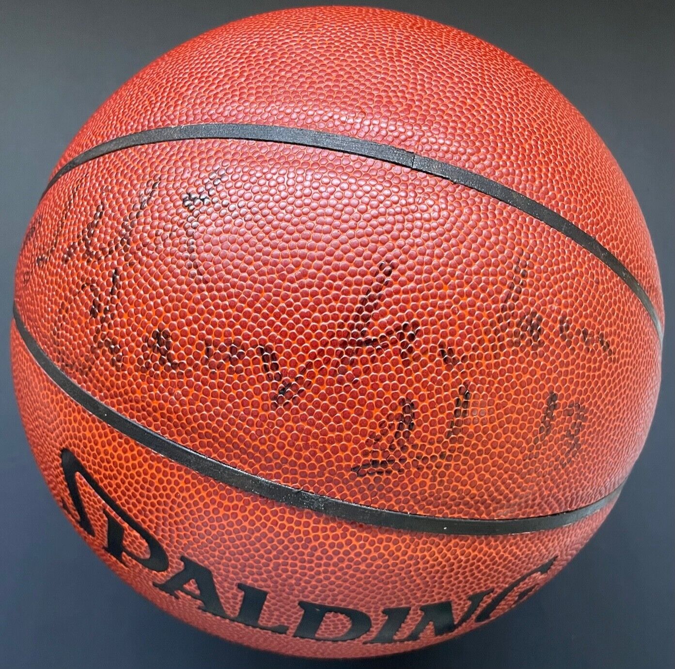 Wilt chamberlain autographed store basketball