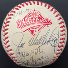 Load image into Gallery viewer, 1992 World Series Autographed Toronto Blue Jays Team Signed x30 Baseball LOA JSA
